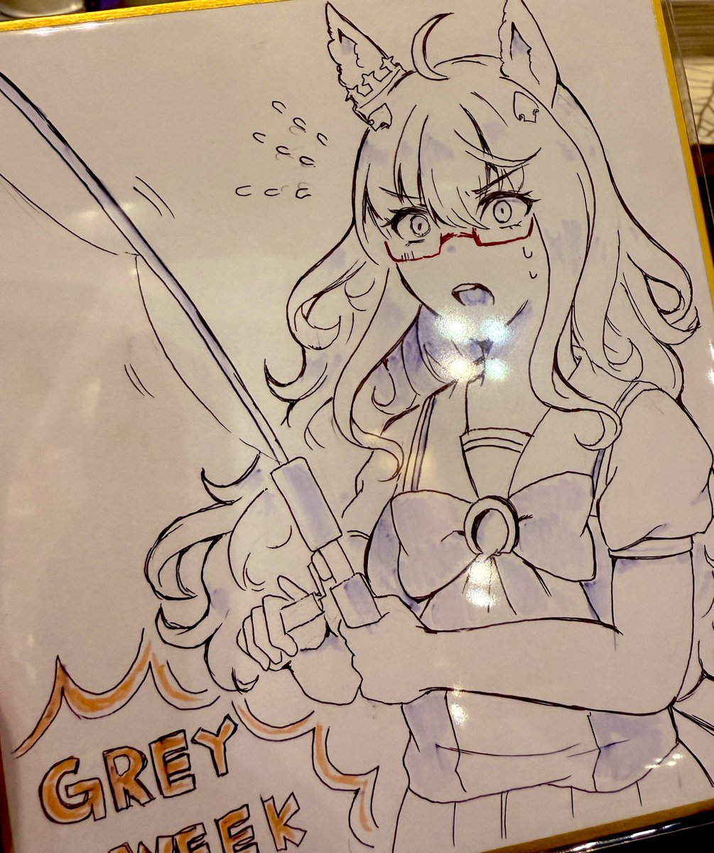 ウマ娘②(色紙) 