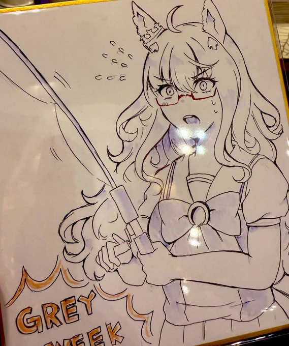 ウマ娘②(色紙) 