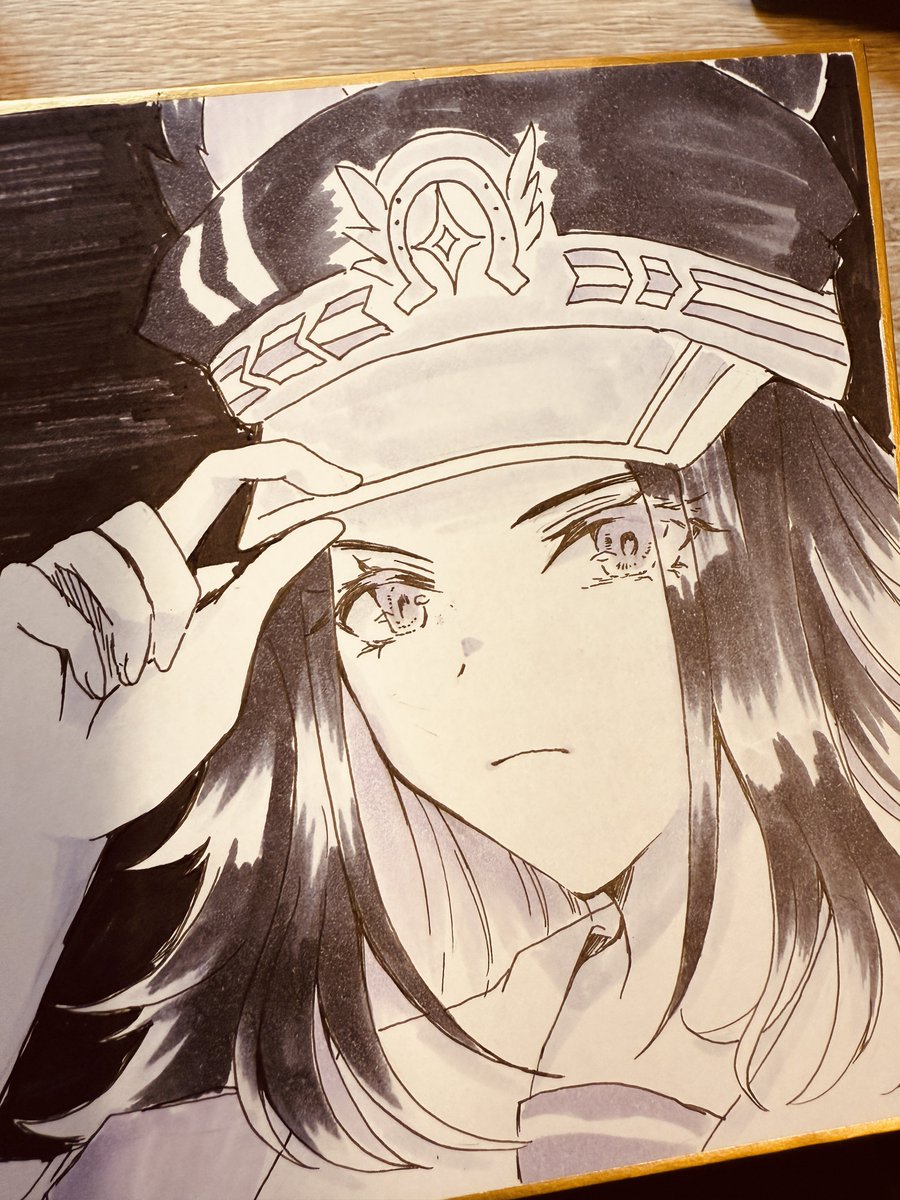 ウマ娘②(色紙) 
