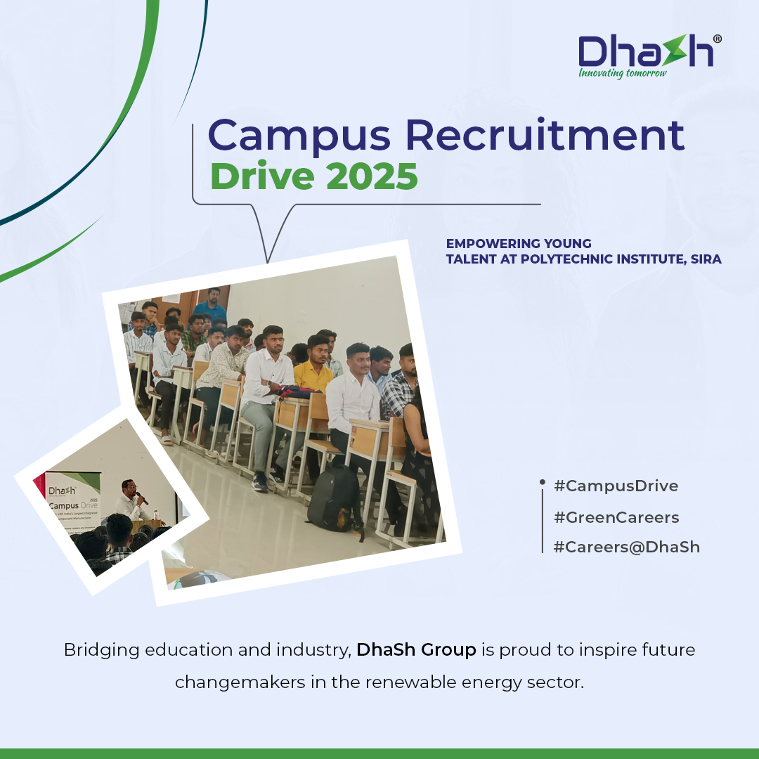 dhashgroup's tweet image. DhaSh Campus Drive.

We had an incredible time connecting with bright young minds and future changemakers. Thank you to everyone who participated. The future of solar innovation looks brighter.

#DhaShCampusDrive #NextGenTalent #FutureOfSolar #CleanEnergyChampions #LifeAtDhaSh