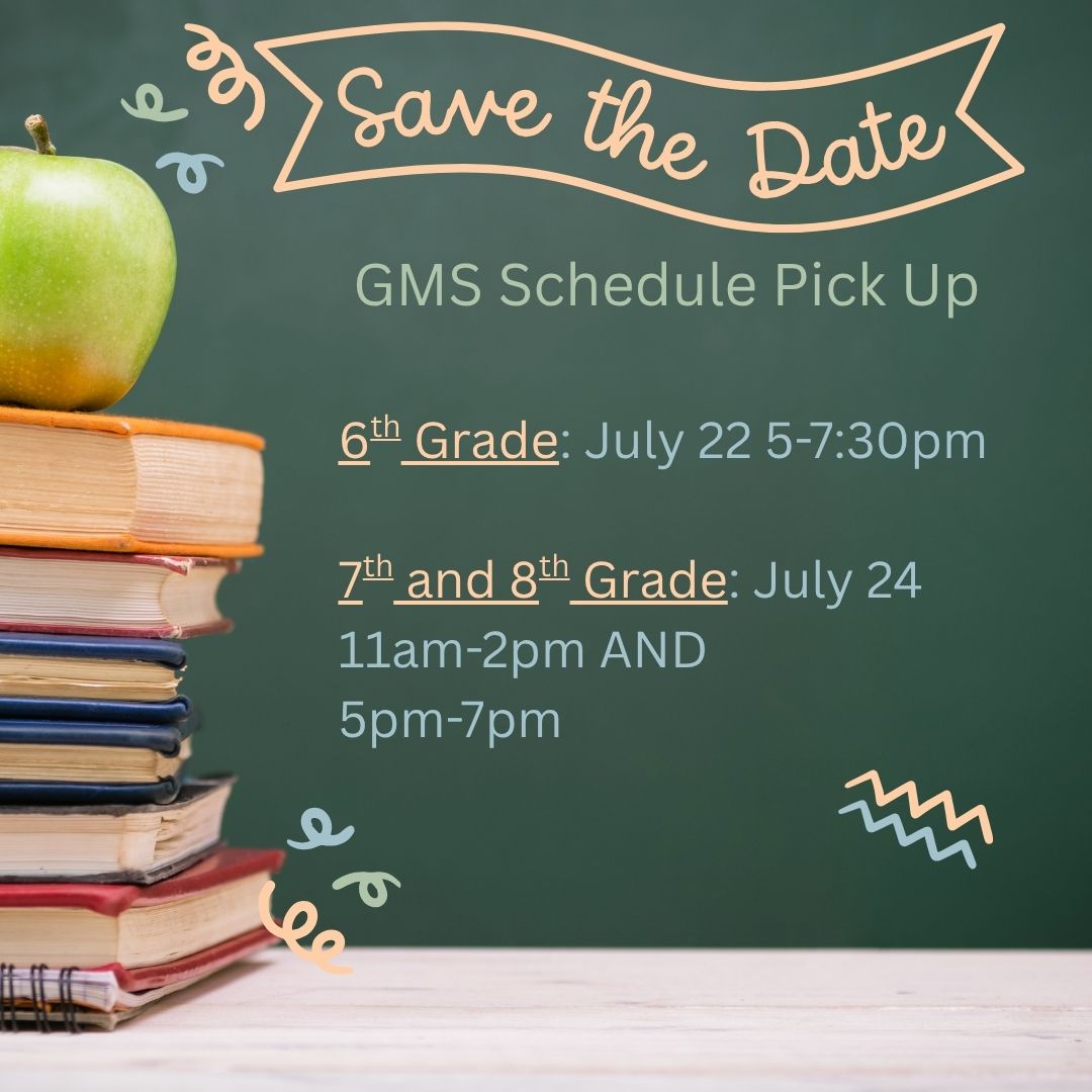 MARK YOUR CALENDARS!
