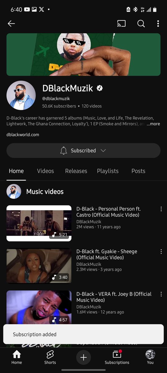 Kisbec_Legacy's tweet image. Subscribe let&apos;s hit 70k by the end of June.  
#DBlackgiftaway #DBLACKGH 
#BAMnATION
#ENJOYMENTmINISTRY youtube.com/@dblackmuzik?s…