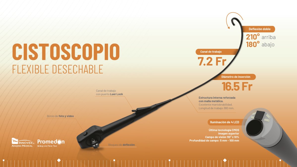 🚀Lanzamiento Cistoscopio flexible en Argentina! 🇦🇷
Somos distribuidores exclusivos de Innovex en Argentina y Chile.<a href="/PromedonUPF/">Promedon Urology and Pelvic Floor</a> #Promedon #Endourologia #UroSoME #cistoscopio
