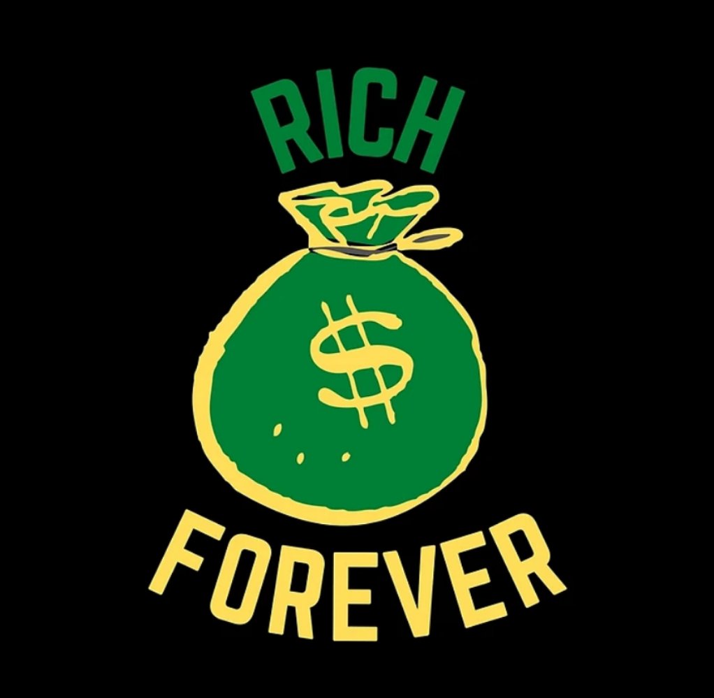 If you see this tweet, you will be #richforever.