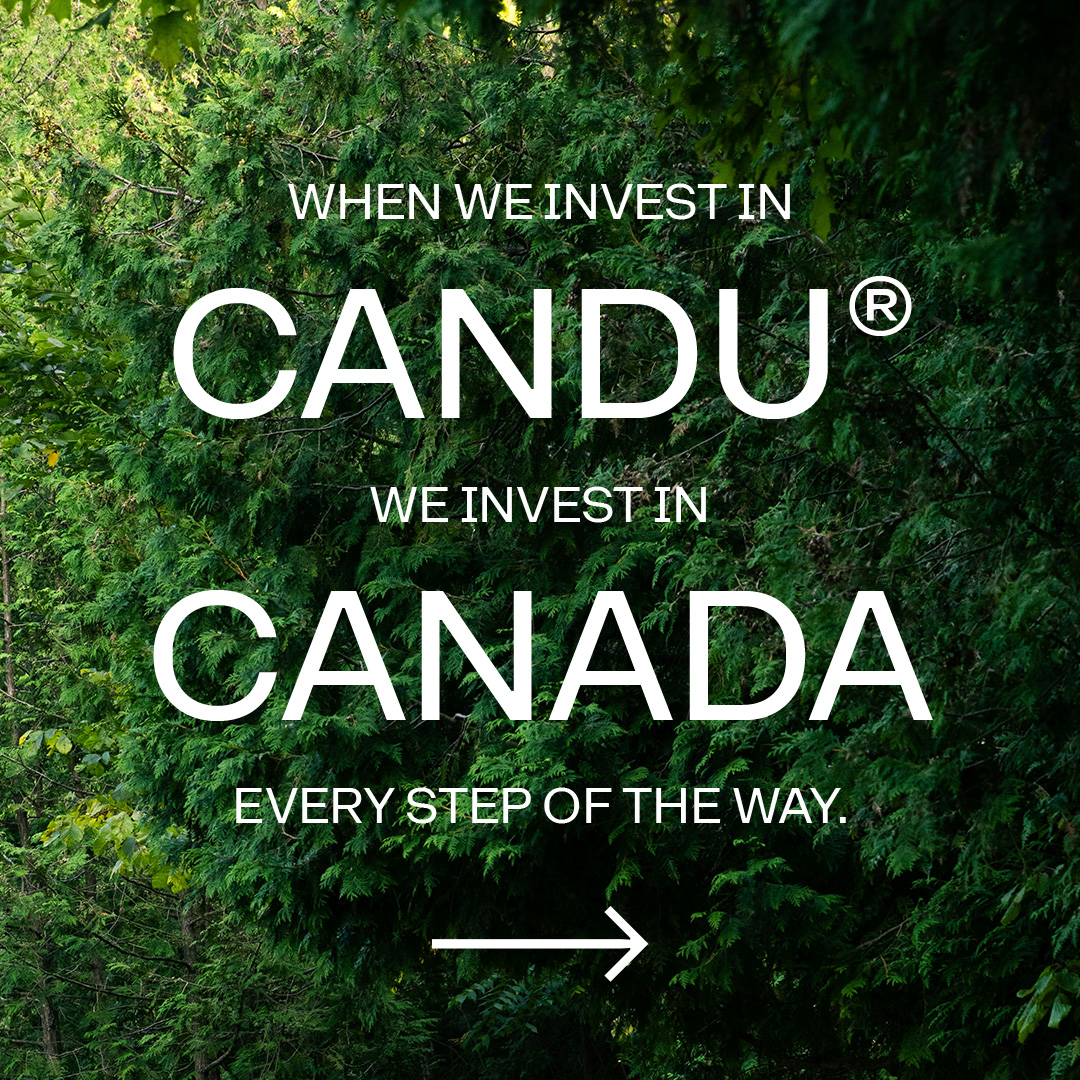 Canadians4CANDU's tweet image. This is what energy independence looks like 🇨🇦
CANDU reactors run on natural uranium mined right here in Saskatchewan—no enrichment needed. That means fewer foreign dependencies, lower costs, and a fully Canadian supply chain from rock to reactor.
#CanadiansForCANDU…
