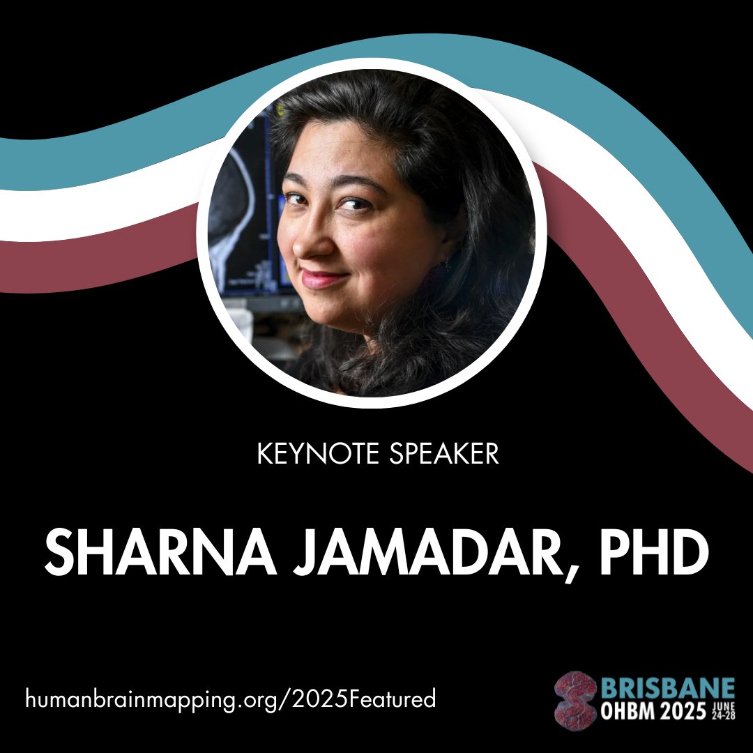 ⭐ Speaker Spotlight: Sharna Jamadar
🗓️ June 28 | 🕥 10:30 – 11:15
Excited to feature Sharna Jamadar at OHBM 2025.
More information about Sharna in the comments.
#OHBM2025
