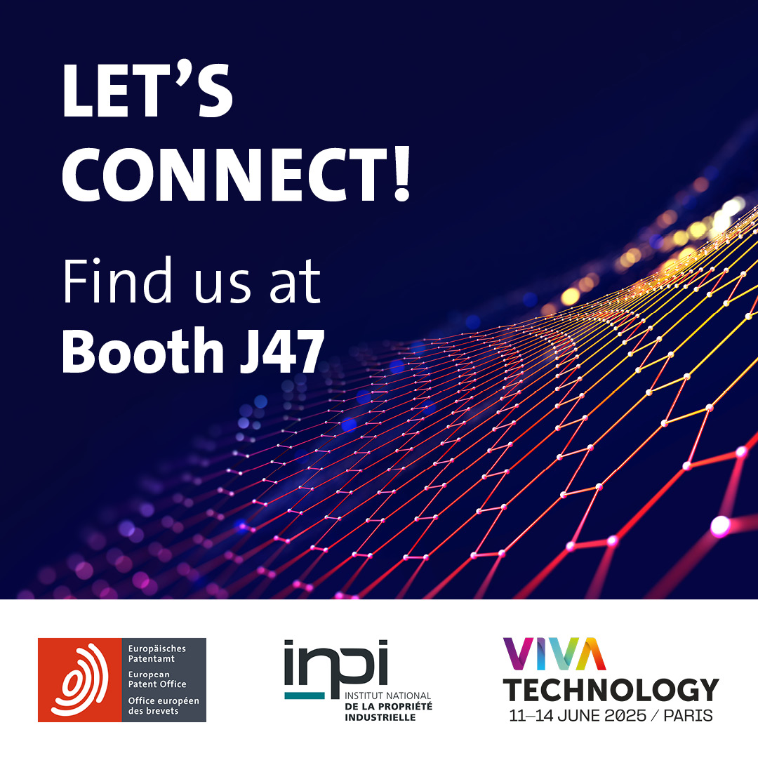 EuropeanPatentOffice (@epoorg) on Twitter photo Going to <a href="/VivaTech/">Viva Technology</a>? So are we! π«π·
Starting 11 June, join us & <a href="/INPIFrance/">INPI France</a> to discover real-world inventor journeys, expert insights & practical tools like the #DeepTechFinder β all designed to help #Startups bring deep tech to market.
π Find us at booth J47 & around the event! Going to <a href="/VivaTech/">Viva Technology</a>? So are we! π«π·
Starting 11 June, join us & <a href="/INPIFrance/">INPI France</a> to discover real-world inventor journeys, expert insights & practical tools like the #DeepTechFinder β all designed to help #Startups bring deep tech to market.
π Find us at booth J47 & around the event!