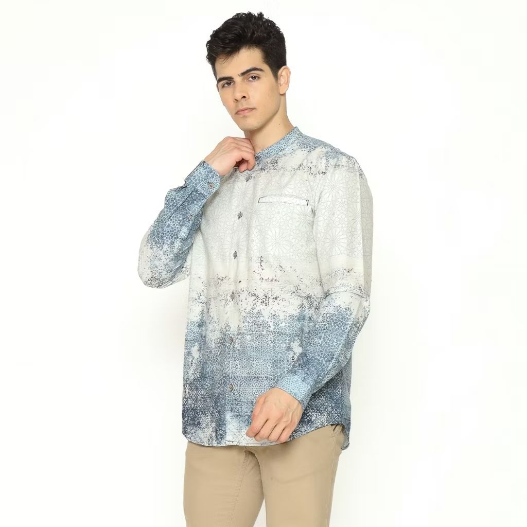 Cek AMK Kemeja Koko Pria Printing  Lengan Panjang KK NIZAM L/S NAVY BLUE dengan harga Rp155.000. Dapatkan di Shopee sekarang! s.shopee.co.id/8pZdJ2lqB1?sha…