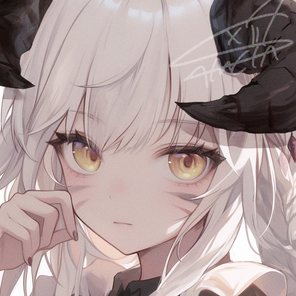 ラプラス・ダークネス 「̳^. ̫ .^ ̳⃛ #我ながら天才なお顔4選」|sametaのイラスト