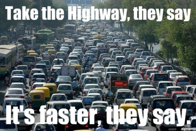 🚗 Friday traffic: because your weekend plans wouldn’t feel right without a test of patience first. 😑

 #FridayFunnies or #FridayFails ?