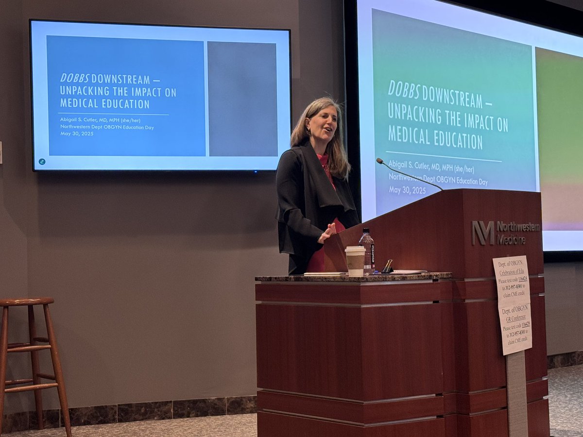 Andy Wagner (@obgenetics) on Twitter photo We are pleased to welcome Dr. Abigail Cutler of <a href="/uwsmph/">UW School of Medicine and Public Health</a> <a href="/WiscObGyn/">UW Dept. of Ob-Gyn</a> to give the Elliot Silbar Endowed Lecture for our Celebration of Education on #Dobbs Downstream: Unpacking the Impact on #medicaleducation. <a href="/NM_ObGyn/">NM Obstetrics and Gynecology</a> <a href="/NorthwesternMed/">Northwestern Medicine</a> <a href="/NUFeinbergMed/">Northwestern Feinberg School of Medicine</a> We are pleased to welcome Dr. Abigail Cutler of <a href="/uwsmph/">UW School of Medicine and Public Health</a> <a href="/WiscObGyn/">UW Dept. of Ob-Gyn</a> to give the Elliot Silbar Endowed Lecture for our Celebration of Education on #Dobbs Downstream: Unpacking the Impact on #medicaleducation. <a href="/NM_ObGyn/">NM Obstetrics and Gynecology</a> <a href="/NorthwesternMed/">Northwestern Medicine</a> <a href="/NUFeinbergMed/">Northwestern Feinberg School of Medicine</a>