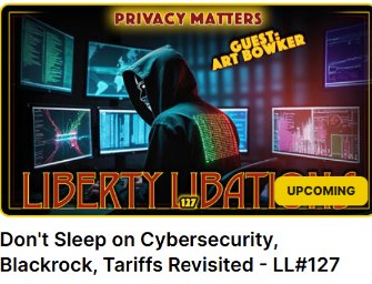 Had a great time last as a guest on Liberty Libations discussing new book Surviving a Cyberattack #cybersafety #cybercrime #privacy Check it out! <a href="/degruyter_brill/">De Gruyter Brill ➡️ @degruyterbrill.bsky.social</a>
<a href="/WebCase/">Todd G. Shipley</a> <a href="/MercuryLearning/">Mercury Learning</a> rumble.com/c/LibertyLibat…