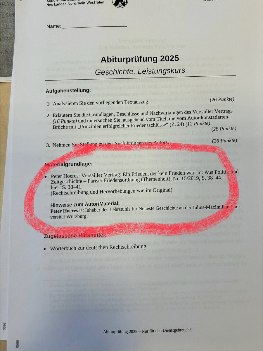 Guter Abi-Stoff in #NRW #Abi2025