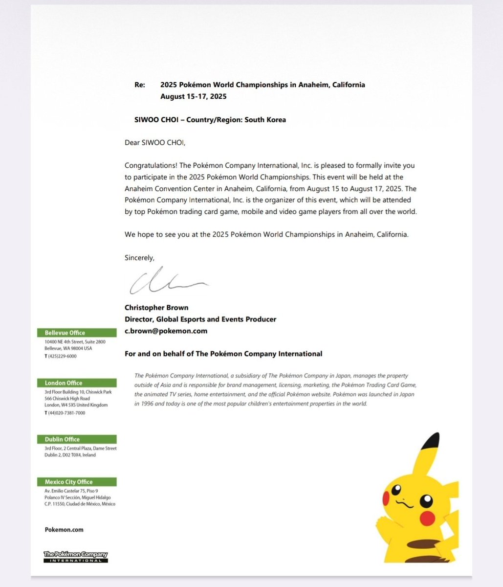 CharmingP0ri's tweet image. My invitation is coming to me
See you at Anaheim!