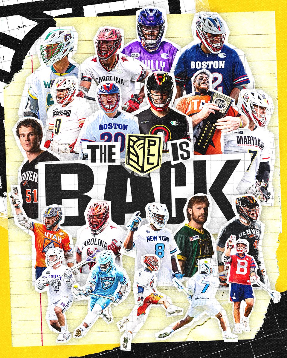 Premier Lacrosse League (@premierlacrosse) on Twitter photo OPENING DAY IS HERE 🥍‼️
<a href="/PLLChaos/">Carolina Chaos</a> VS. <a href="/PLLAtlas/">New York Atlas</a>
6PM ET on ESPN+ & Disney+
<a href="/DenverOutlaws/">Denver Outlaws</a> VS. <a href="/PLLRedwoods/">California Redwoods</a>
8:30PM ET on ESPN+ & Disney+ OPENING DAY IS HERE 🥍‼️
<a href="/PLLChaos/">Carolina Chaos</a> VS. <a href="/PLLAtlas/">New York Atlas</a>
6PM ET on ESPN+ & Disney+
<a href="/DenverOutlaws/">Denver Outlaws</a> VS. <a href="/PLLRedwoods/">California Redwoods</a>
8:30PM ET on ESPN+ & Disney+
