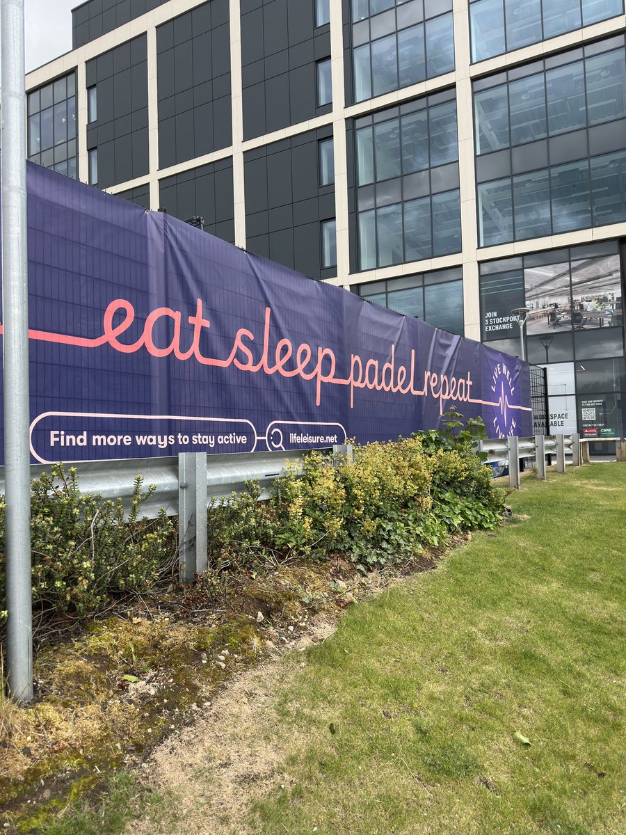 New Padel Courts near Stockport Train Station brought by <a href="/lifeleisureUK/">Life Leisure</a> 👇 #stockport