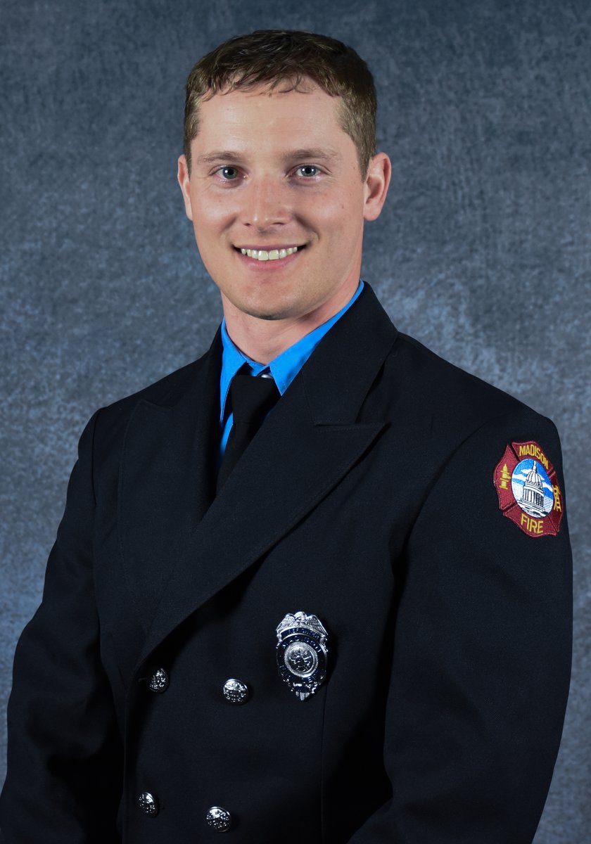 Please help us congratulate two of our newest members to join the paramedic ranks!

You'll find Firefighter/Paramedic David Buske on Medic 6, responding from Fish Hatchery Road. Firefighter/Paramedic Connor Johnston is now serving on Medic 3, based on Williamson Street.