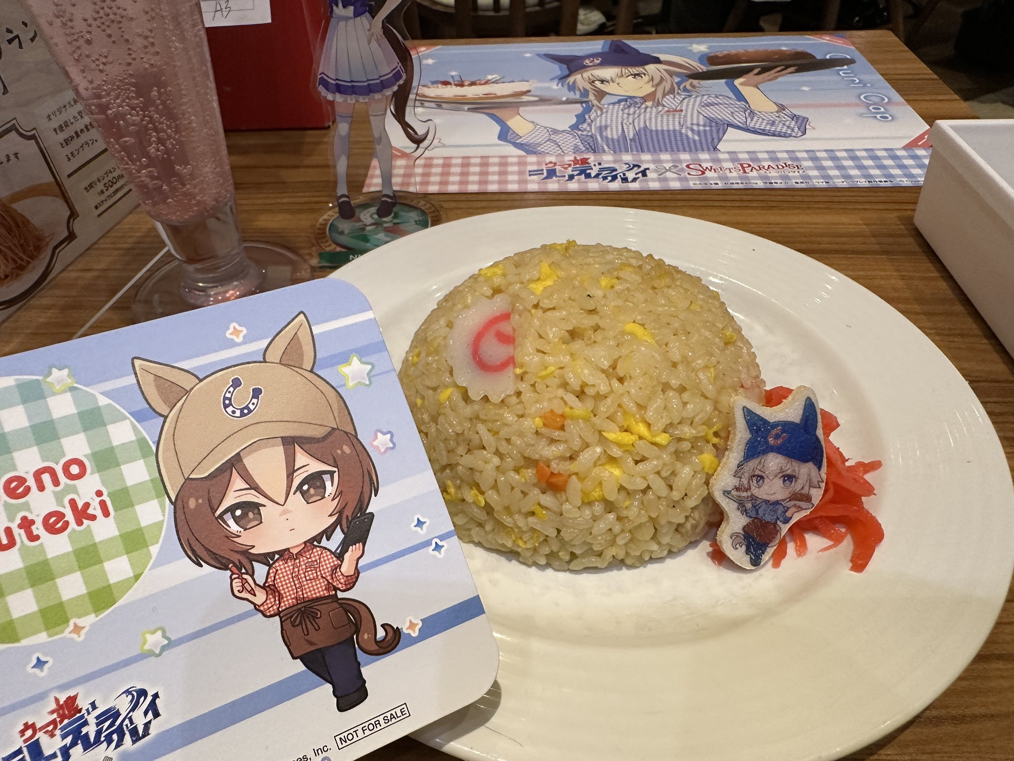 ウマ娘　シンデレラグレイ　スイーツパラダイス　スイパラ　キャップ　ベージュ ウマ娘 シンデレラグレイ スイーツパラダイス スイパラ キャップ