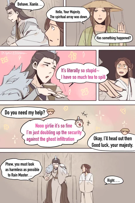 Even Junwu knows to behave in front of Rain Master #tgcf #junwu #yushihuang 