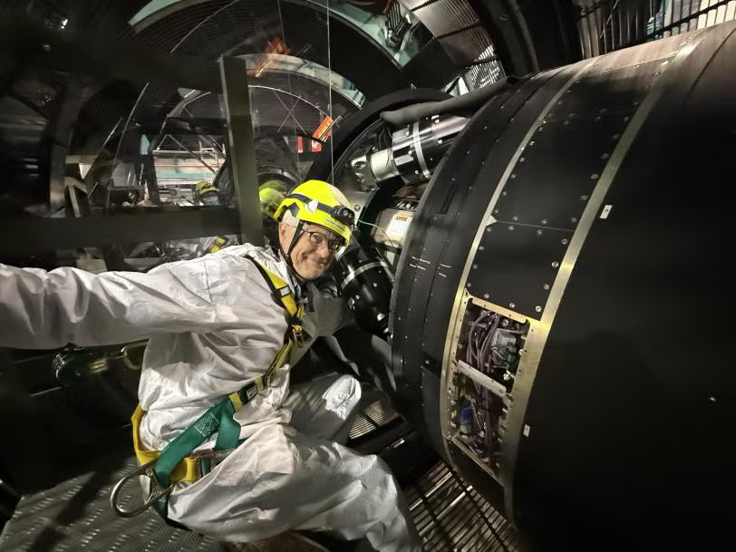 DOE Office of Science (@doescience) on Twitter photo Making the greatest cosmic movie ever requires the biggest digital camera ever. The LSST Camera on the <a href="/NSF/">U.S. National Science Foundation</a>-DOE (@Energy) Vera C. Rubin Observatory will give us new insights into dark energy and dark matter. Find out how the team is getting it ready: www6.slac.stanford.edu/news/2025-04-1… Making the greatest cosmic movie ever requires the biggest digital camera ever. The LSST Camera on the <a href="/NSF/">U.S. National Science Foundation</a>-DOE (@Energy) Vera C. Rubin Observatory will give us new insights into dark energy and dark matter. Find out how the team is getting it ready: www6.slac.stanford.edu/news/2025-04-1…
