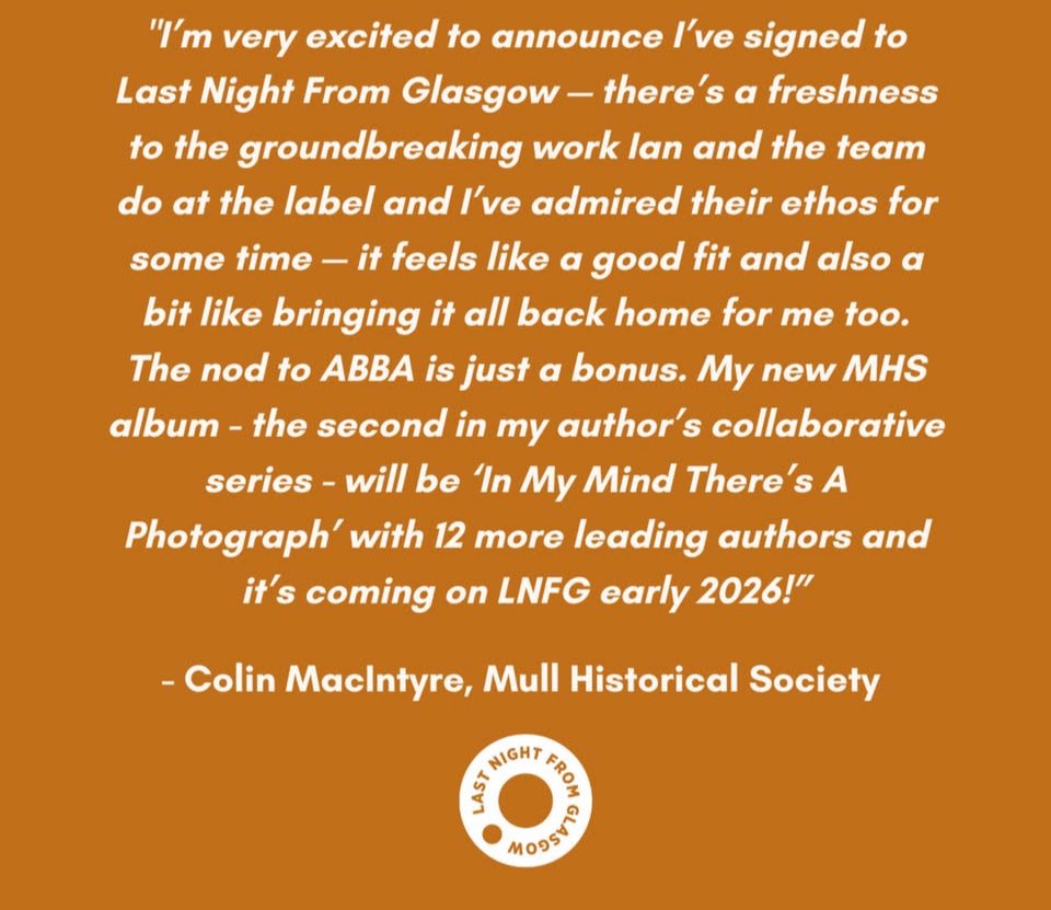 MullHistorical's tweet image. Public Service Announcement!
“If this is my public I’m ready for you”
New MHS coming soon on the fabulous @LNFGlasgow
@colinmacIntyre