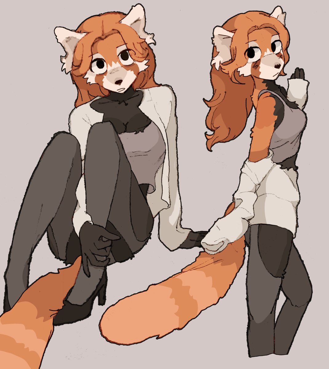 red panda girl