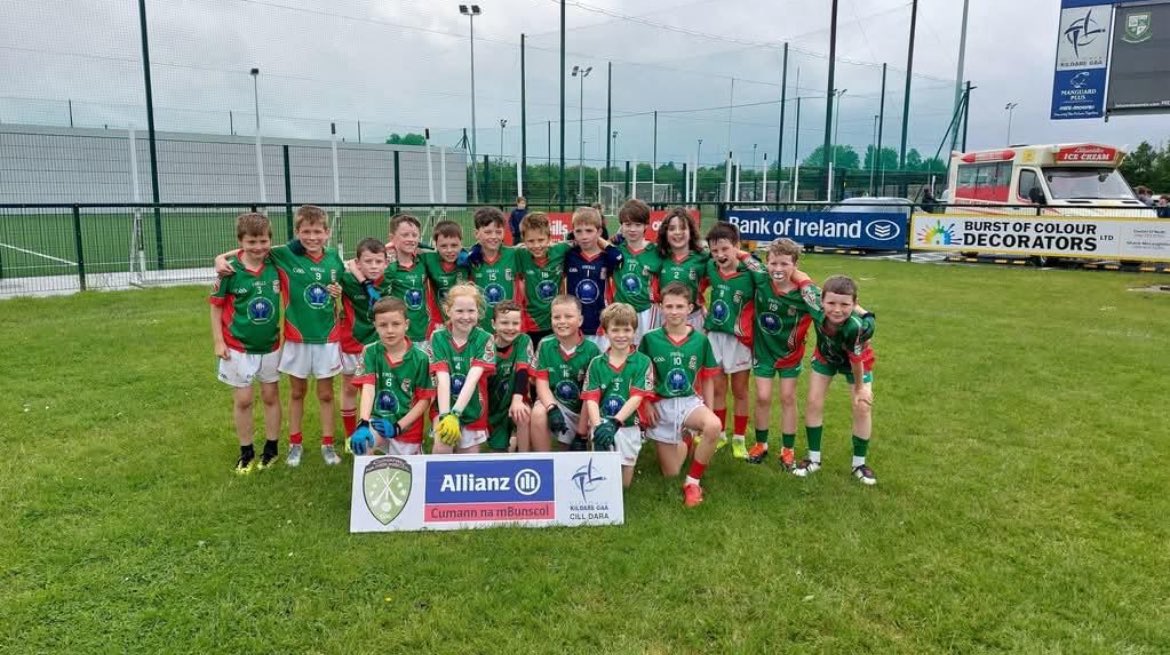 ballyteaguegfc's tweet photo. A massive congratulations and well done to Allen National School and Scoil Bhride Milltown who’s U10 boys teams won their respective finals yesterday in Moorefield. https://t.co/IxJM0GKb2P