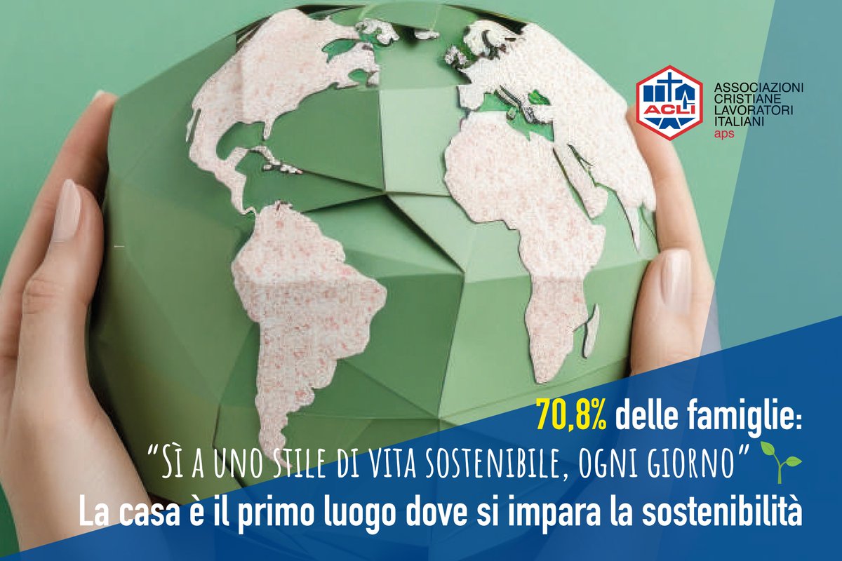 L’evento conclusivo del percorso di ricerca “Abitare un mondo sostenibile”, promosso dalle ACLI per indagare il rapporto tra famiglia e stili di vita sostenibili, da cui sono emersi dati molto interessanti, si può rivedere qui➡ bit.ly/4mBtwKU