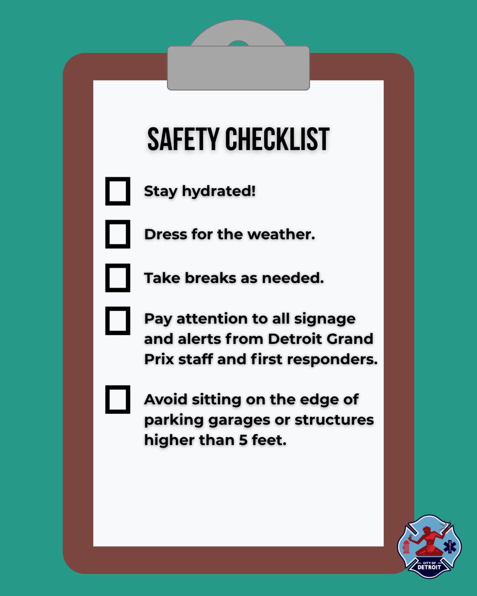 DetroitFire's tweet image. Happy Race Day, Detroit! 🏎️💨