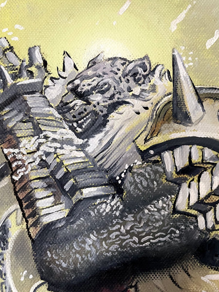 Armor king oil painted on canvas by my dad <a href="/TufinioArt/">TufinioArt</a> back in 2021. 

Many of you might not know this, but my father is an artist who painted a variety of artworks for the ICFC seasons &amp; other events.

This Armor King painting has to be one of my favourites though ❤️ #Tekken8