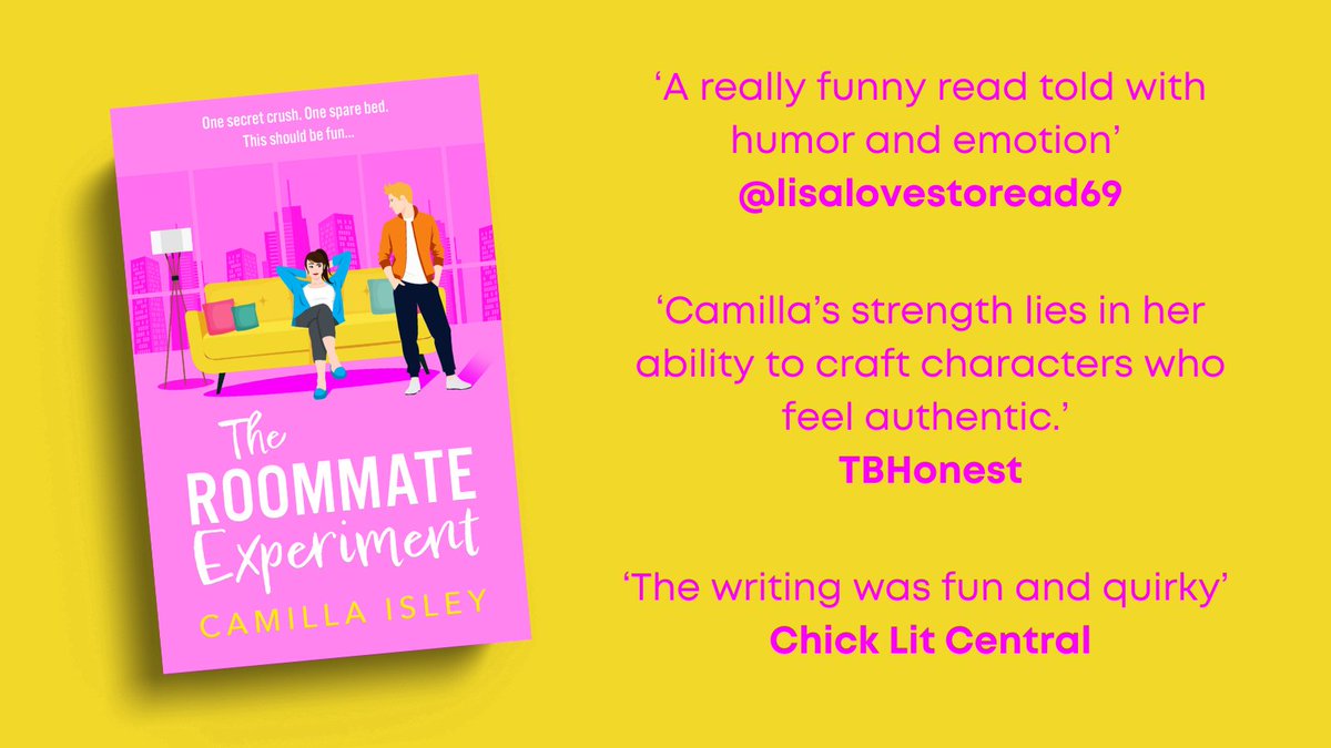 Boldwood Books (@boldwoodbooks) on Twitter photo Thank you to lisalovestoread69, <a href="/TBHONEST_UK/">TBHonestš</a> and <a href="/SaraLeaSteven/">Sara Steven</a> for their recent reviews on #TheRoommateExperiment by <a href="/camillaisley/">Camilla Isleyš½š©āā¤ļøāšāšØš¶š±š©</a> #blogtour
Buy now ā”ļø mybook.to/RoommateExperi⦠Thank you to lisalovestoread69, <a href="/TBHONEST_UK/">TBHonestš</a> and <a href="/SaraLeaSteven/">Sara Steven</a> for their recent reviews on #TheRoommateExperiment by <a href="/camillaisley/">Camilla Isleyš½š©āā¤ļøāšāšØš¶š±š©</a> #blogtour
Buy now ā”ļø mybook.to/RoommateExperiā¦