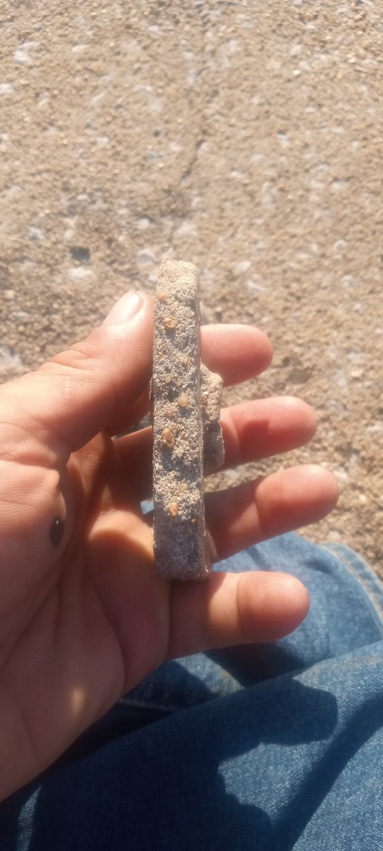 This one was found on South Peoria in Tulsa Oklahoma two weeks ago. It was underground and came up when they were augering a hole to set a telephone pole