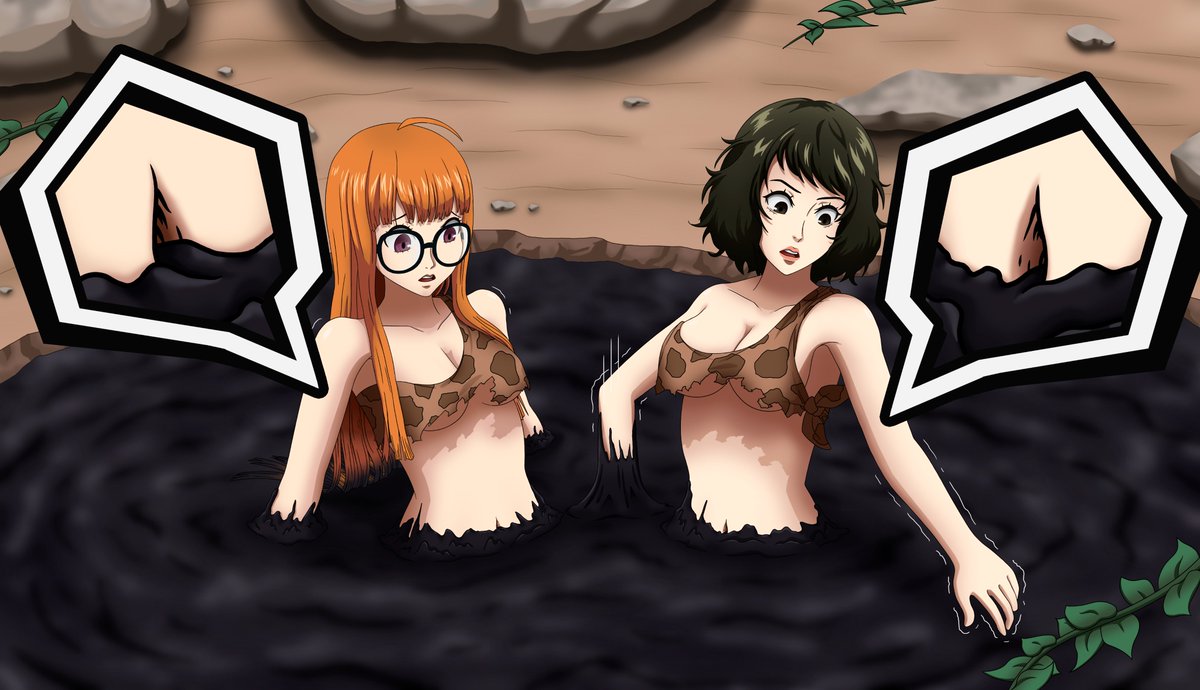 Futaba and Kawakami with no way out in the Sticky Tar Pit!!      

Thank you for the comission by <a href="/Yuppi122/">Yuppi12</a>!!    

#Quicksand #粘着拘束 #底なし沼 #InternationalMudDay #mud #stuck #QuicksandFetish