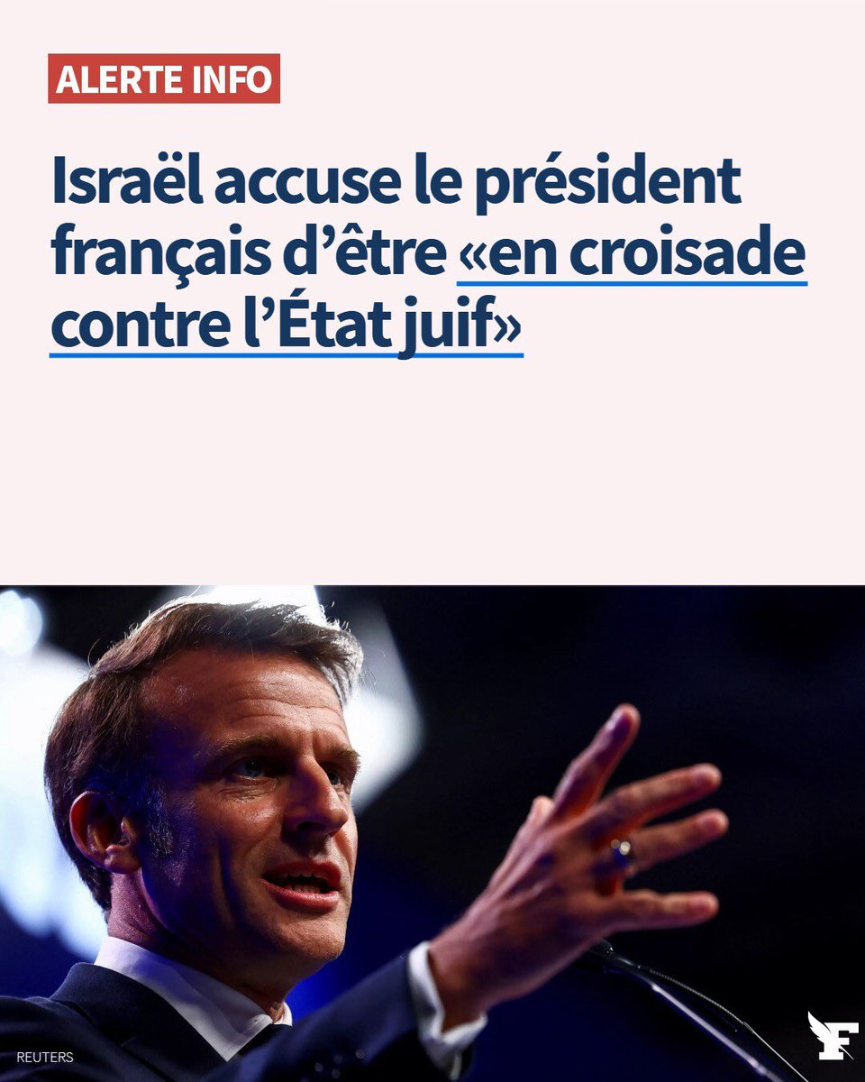 Ce président restera dans l’histoire comme une catastrophe totale 
Il y a 2 ans il voulait prendre la tête d’une coalition contre le Hamas, il veut désormais conduire une croisade contre l’Etat juif d’Israël !