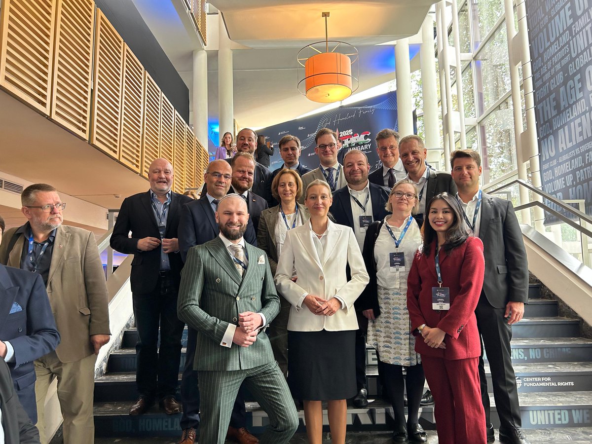 Die #AfD beim #CPACHungary2025 🇩🇪