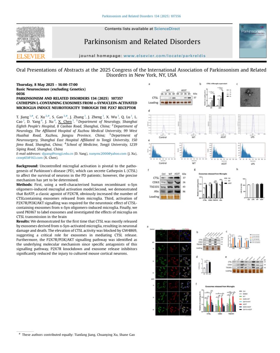 ParkinsonismD's tweet image. Abstracts from the 2025 World Congress on Parkinson's Disease and Related Disorders
Do not miss the Highlights &Abstracts of IAPRD 2025 in New York
#IAPRD2025 #Parkinson #abstract #highlights #WorldCongress
Click here for more info:
prd-journal.com/current
@PRDAssociation