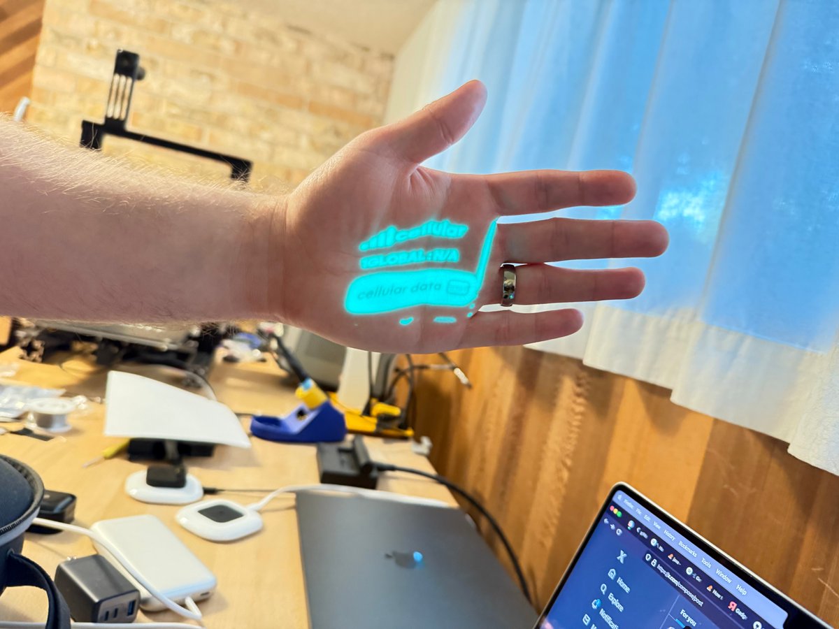After a ridiculous amount of reverse engineering work into this super locked down device, I installed the first ever custom eSIM on the Humane Ai Pin.

It will take a while to get the code ready as it needs other tooling I built, but watch github.com/PenumbraOS/ for the release.