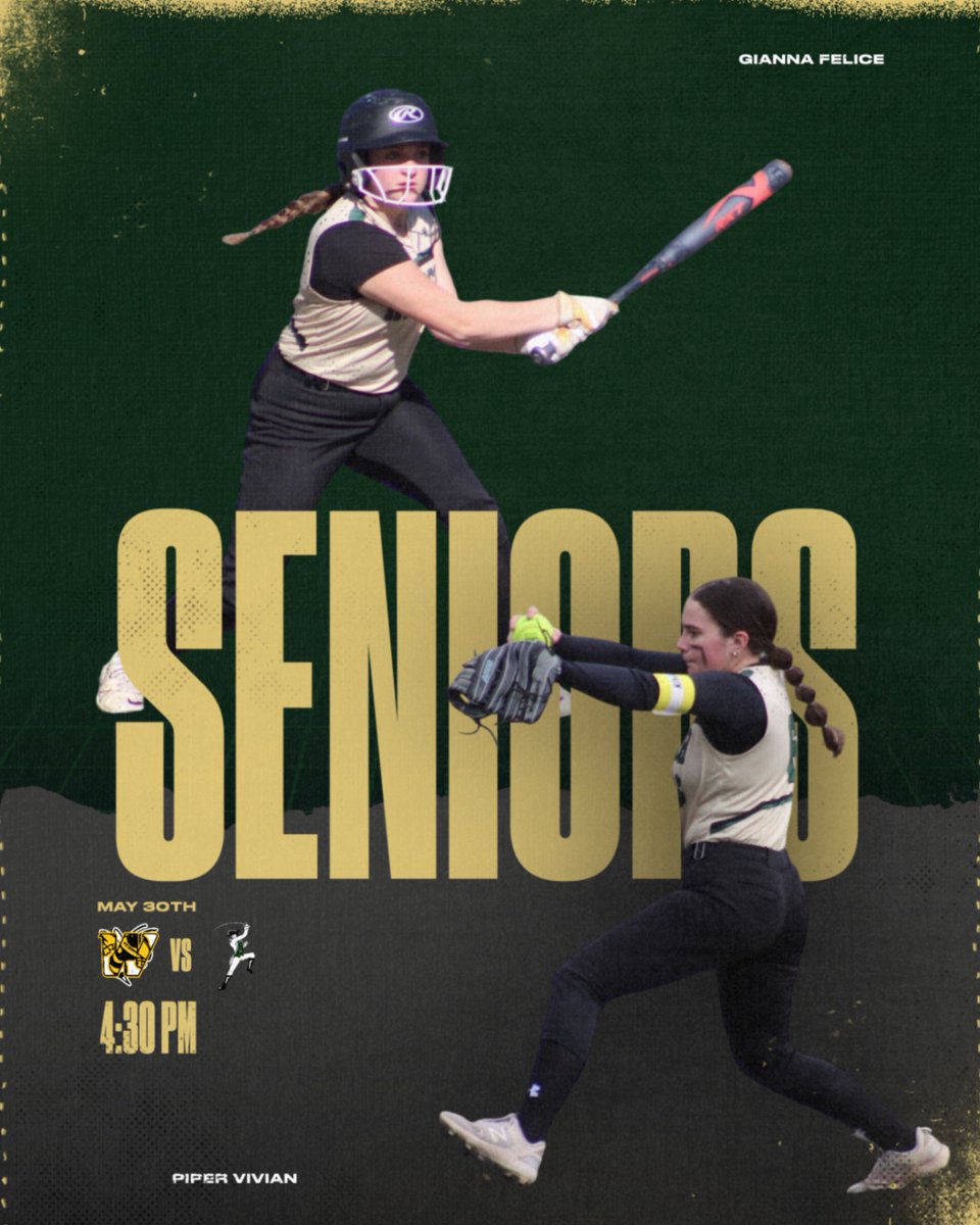 GAMEDAY: Varsity Softball hosts Leland &amp; Gray at 4:30pm and will celebrate their two seniors in their last home game of the season. #swarmasone #gojacks