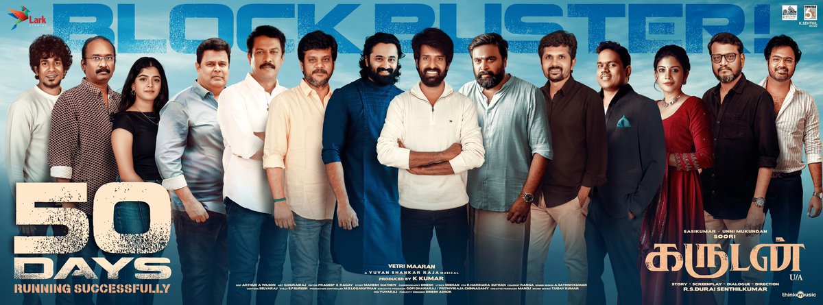 Actor Kayal Devaraj (@kayaldevaraj) on Twitter photo May 31st
#OneYearOfGarudan
#Garudan 🦅
<a href="/SasikumarDir/">M.Sasikumar</a> <a href="/Iamunnimukundan/">Unni Mukundan</a>
Written and directed by <a href="/Dir_dsk/">durai senthilkumar</a>
An <a href="/thisisysr/">Raja yuvan</a> musical
#VetriMaaran
<a href="/RevathySharma2/">Revathy S</a> <a href="/SshivadaOffcl/">Sshivada</a> <a href="/Roshni_offl/">Roshni Haripriyan</a> <a href="/thondankani/">P.samuthirakani</a> <a href="/mimegopi/">mimegopi</a> @dushyanthjayap1 <a href="/ArthurWisonA/">Arthur A Wilson</a> May 31st
#OneYearOfGarudan
#Garudan 🦅
<a href="/SasikumarDir/">M.Sasikumar</a> <a href="/Iamunnimukundan/">Unni Mukundan</a>
Written and directed by <a href="/Dir_dsk/">durai senthilkumar</a>
An <a href="/thisisysr/">Raja yuvan</a> musical
#VetriMaaran
<a href="/RevathySharma2/">Revathy S</a> <a href="/SshivadaOffcl/">Sshivada</a> <a href="/Roshni_offl/">Roshni Haripriyan</a> <a href="/thondankani/">P.samuthirakani</a> <a href="/mimegopi/">mimegopi</a> @dushyanthjayap1 <a href="/ArthurWisonA/">Arthur A Wilson</a>