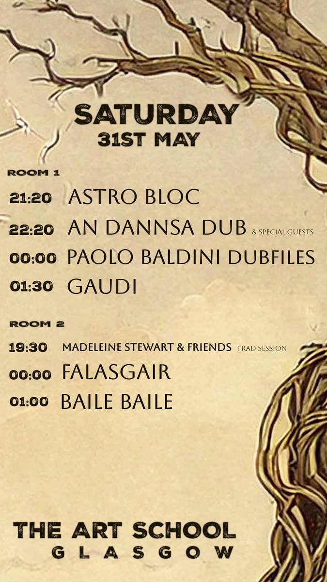 I haven't been here since the ABC fire which is a very, very long time ago. Can't wait to go back to an auld haunt. A favourite venue with one of my favourite bands doing an album launch 🙌 
An Danssa Dub at The Art Skool will be legendary . In about it !