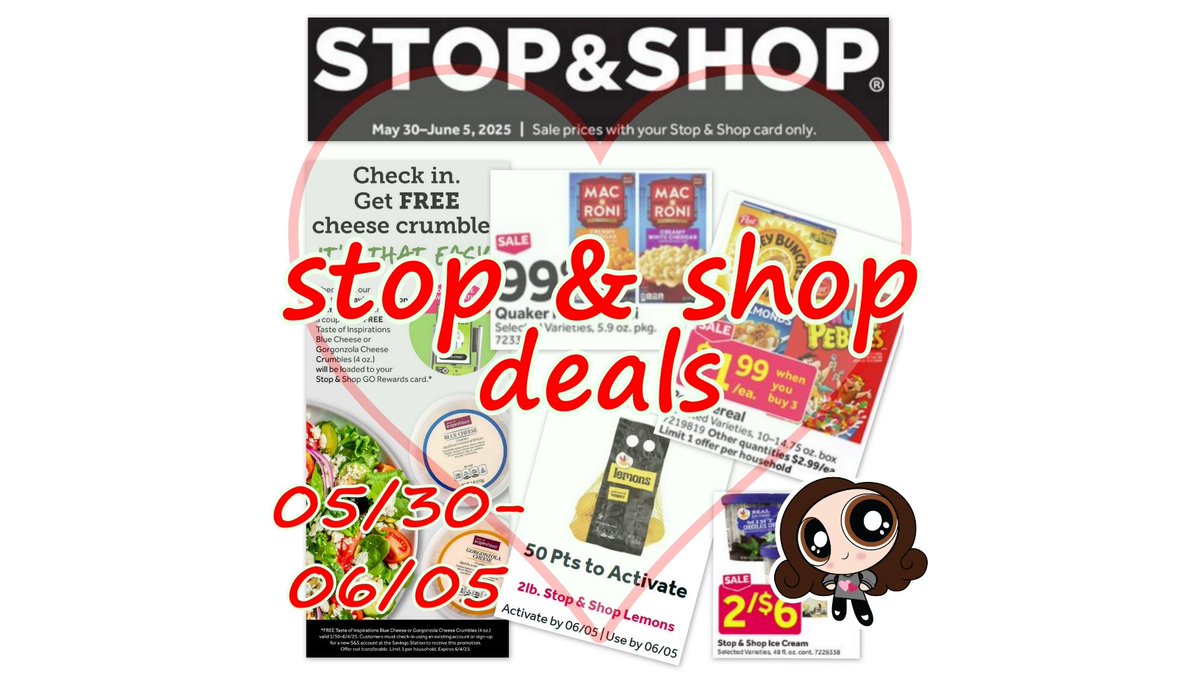 📢 stop &amp; shop 05/30 - 06/05 weekly deals are live! 🛒
👉 check out the flyer and highlights on my new site: iheartstopandshop.com/2025/05/053025…
💬 what are you shopping for this week? 💬
#stopandshop #grocerydeals #couponing #couponcommunity #deals