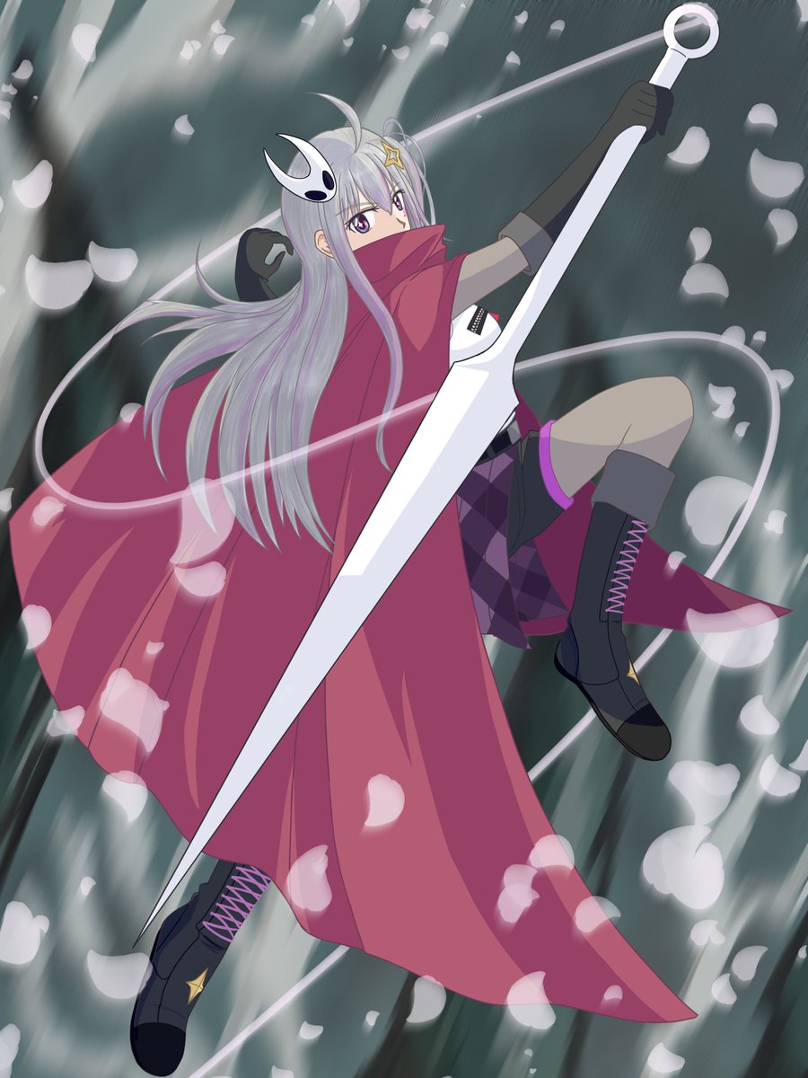 #Seriiart 
#璃來看
在畫完上次的空洞璃之後，
突然覺得也可以讓璃主播試試小姐姐的造型，
於是就來畫張帥氣的戰鬥姿勢啦！
這次比較有明確的方向，所以畫起來感覺還算踏實，
至於背景則是參照遊戲後期的一個區域自己再畫過的，
這邊就不暴雷了，有待璃主播自行去發掘。