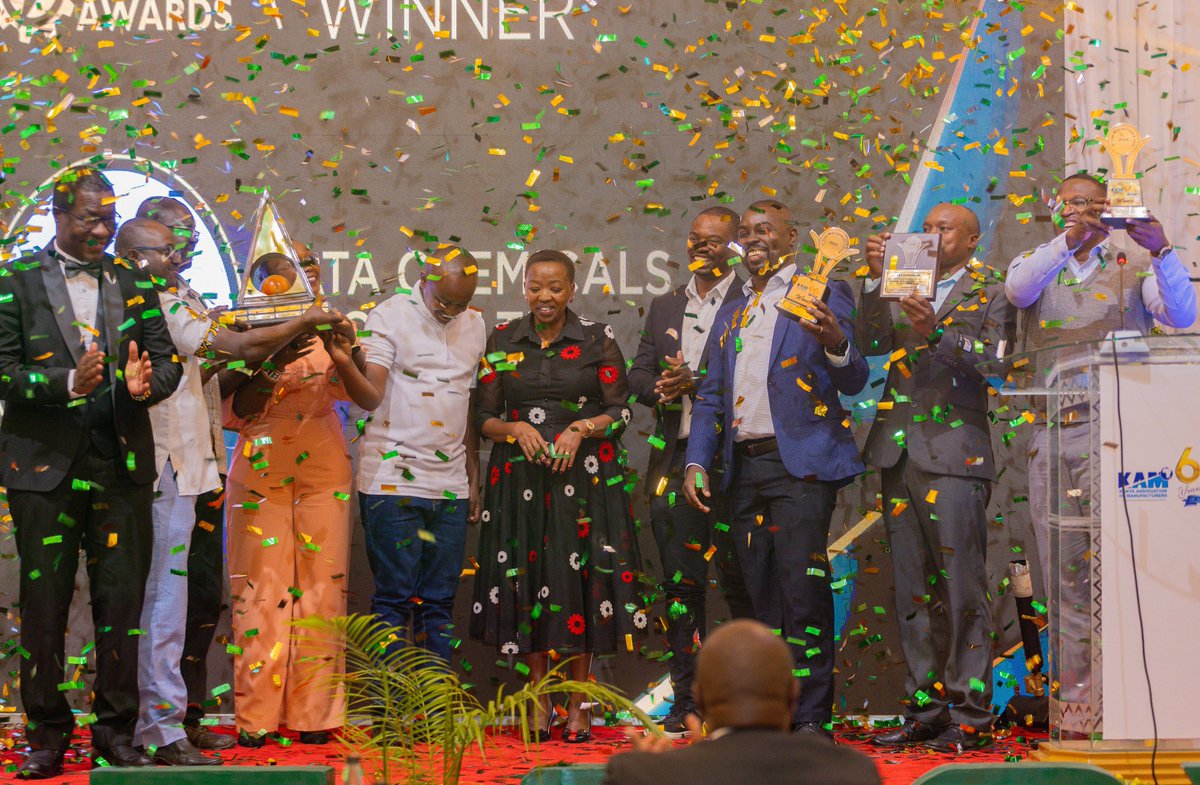 KAM_Kenya's tweet photo. @EnergyMinK @EPRA_Ke @IDHTrade @giz_gmbh @njogu_joyce @MamaRachelRuto @TobiasAlando @KenyaBreweries @BatKenya @AlexKWachira @OpiyoWandayi @TataChemicalsKe emerged the overall winner at the 2025 Energy Management Awards (EMA): Milly Glass Works was the runner-up.
#EMA2025
#EnergyEfficiencyKE https://t.co/gjK4VCIb46