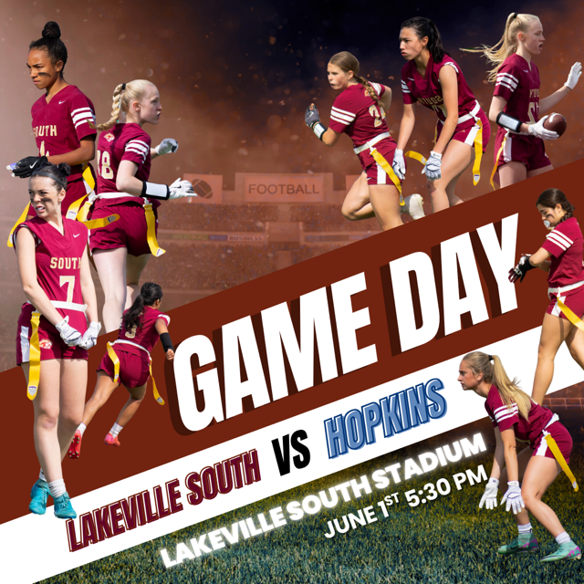 LSHSCougarsFB's tweet image. Come Cheer for your Cougars Flag Football Girls as they continue their Legacy at Playoffs.
All games will be at the LSHS Stadium!
5:30 - Lakeville South vs Hopkins
6:30 - Bloomington vs Fairmont
7:30 - Winner of 5:30 vs Winner of 6:30 ~ SUNDAY NIGHT LIGHTS!