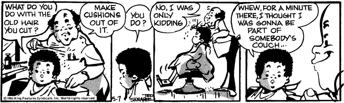 Hair today, cushion tomorrow... just kidding! 😂
Curtis from 1986... Read more: bit.ly/4mImSCW