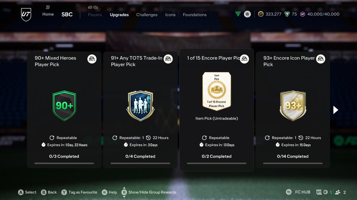 FIFA22_INFO's tweet photo. 🚨 New Campaign SBC is out 

• ✅ Contains Cards before April 14th
• ✅ 1 of 15 Pick
• ✅ Only Costs 60k

TOTY Cards are available 🔥 https://t.co/dtCiExnsS1