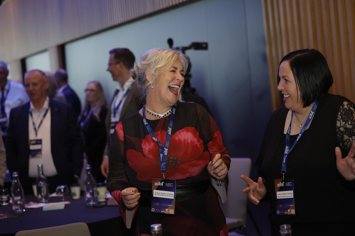 ✨Still smiling after a day full of inspiration, connection and a few surprises. From Olympic wisdom to economic insights, Irish dancing to #BusinessAllStars.

This year’s All-Ireland Entrepreneurs Summit had it all.

On behalf of everyone at #AIBF, thanks for making it special🤝