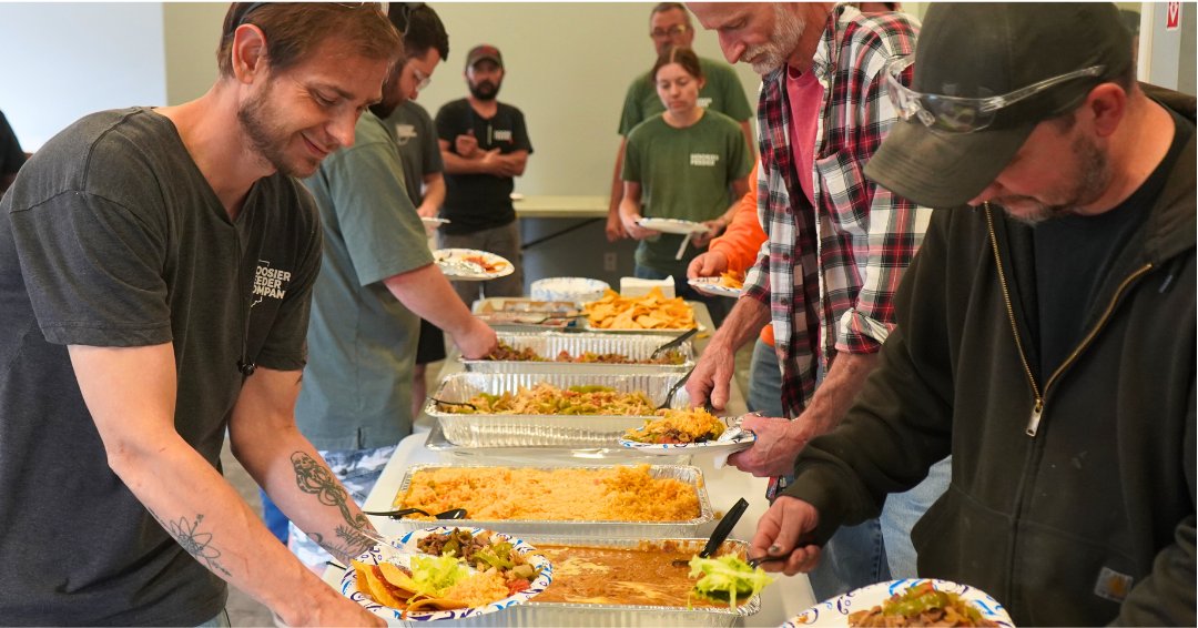☀️ We’re kicking off summer the best way we know how, together and with lots of food! 🌮 
At Hoosier Feeder, our people are at the heart of everything we do. Here’s to a season full of sunshine, continued collaboration, and celebrating the team that makes it all happen!