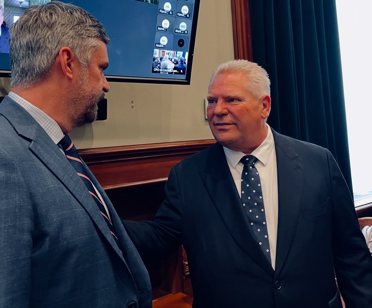 With softwood lumber duties on the rise, and ongoing trade uncertainty with the United States, I appreciate the tireless efforts of Premier Doug Ford. He’s been accessible, passionate, and out front in working with industry, labour, and local communities. He very much has the